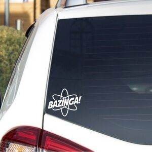 Bazinga Car Decal